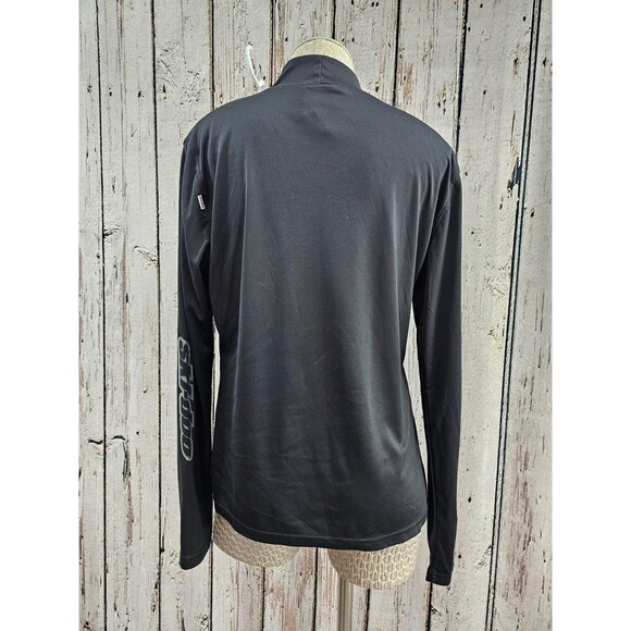 ALK Women's Large Ski-Doo Team Black Long Sleeve Slinky Turtleneck Pullover EUC - Picture 5 of 12